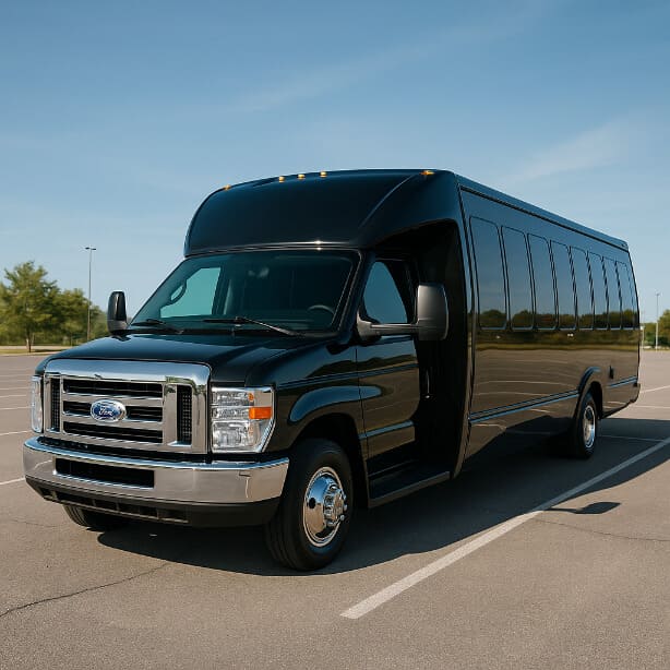 Garden Grove Shuttle Bus Rentals 18 Passenger Shuttle Bus